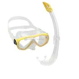 Combo Cressi Maschera Onda + Snorkel Mexico Giallo