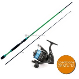 Combo Canna Shizuka SH1400 2.10 m - Mulinello Trabucco Hydrus FD 4000